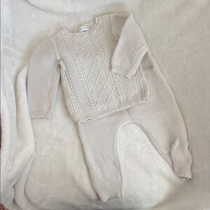 Carter's Ivory Knit Baby Sweater